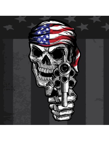 BANDANA - FLYDANNA USA GUNSKULL
