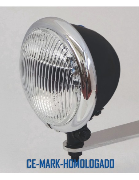 FARO AUXILIAR BATES HD PROOF BLACK 4 1/2  HOMOLOGADO ANTINIEBLA"|Area Custom|59,04 €