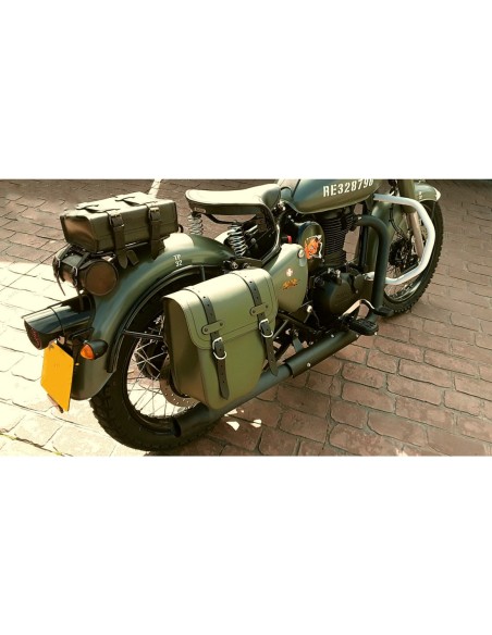 ALFORJA CENTURION DERECHA ROYAL ENFIELD CLASSIC BATTLE GREEN