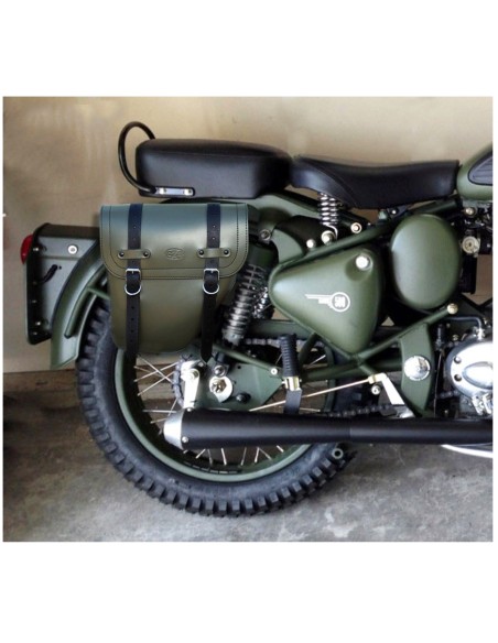 ALFORJAS CENTURION ROYAL ENFIELD CLASSIC BATTLE GREEN