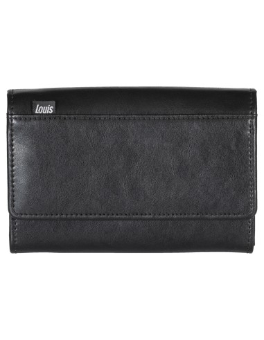 BILLETERA CARTERA 16 X 11 CM CON CADENA PARA CINTURÓN PIEL