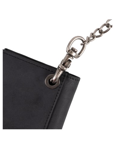 CARTERA MOTERA 9 X 12 CM CON CADENA PARA CINTURÓN PIEL