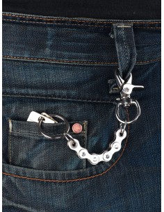 LLAVERO CADENA 16 CM METALICA