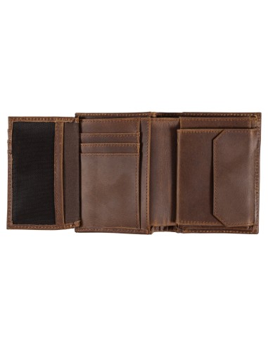 CARTERA MOTO 9 X 12 CM PIEL MARRÓN