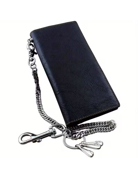 CARTERA PIEL 18X9 AC CON CADENA PARA CINTURÓN