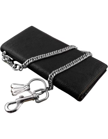 CARTERA PIEL 18X9 AC CON CADENA PARA CINTURÓN
