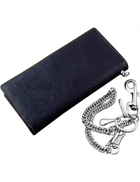 CARTERA PIEL 18X9 AC CON CADENA PARA CINTURÓN