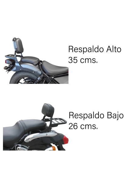 RESPALDO PASAJERO UM MOTORCYCLES RENEGADE - CLASSIC - COMANDO - VEGAS