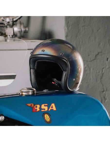 Casco Jet DMD Retro Rainbow | Área Custom