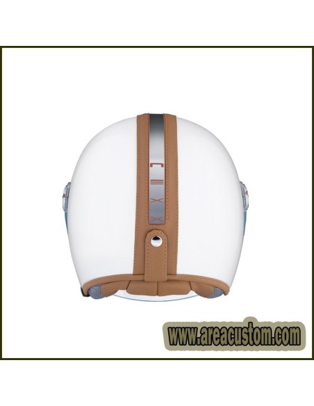 CASCO NEXX X70 GROOVY BLANCO CAMEL