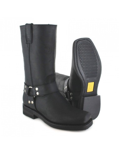 BOTA BIKER 1501-6 CRAZY OLD NEGRO MAYURA