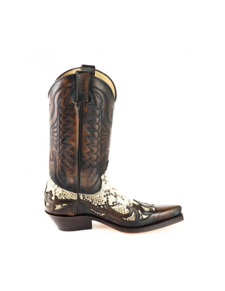 BOTA COWBOY MILANELO ZAMORA PITÓN NATURAL BOTA COWBOY MILANELO ZAMORA PITÓN NATURAL
