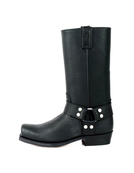 BOTA BIKER 1 PULL GRASS NEGRO MAYURA