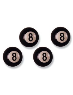 TAPONES DE VALVULA NEUMATICA BOLAS DE BILLAR 4 UDES.