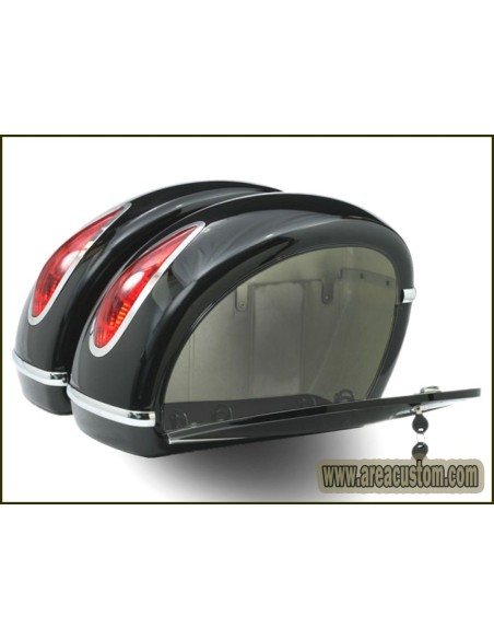 ALFORJAS FREE BIKER NEGRO MATE