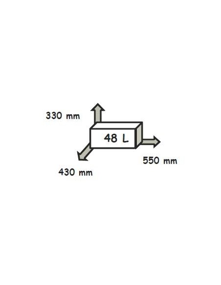 BAUL RÍGIDO FREE BIKER NEGRO MATE BAUL RÍGIDO FREE BIKER NEGRO MATE