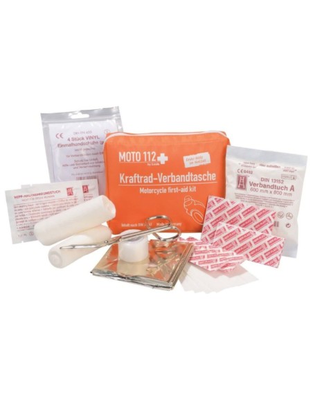 BOTIQUIN KIT PRIMEROS AUXILIOS PARA MOTO DIN 13167
