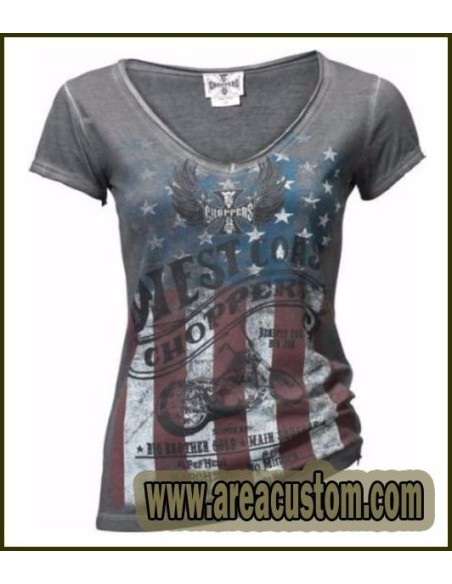 CAMISETA CHICA WCC ORGULLO AMERICANO 