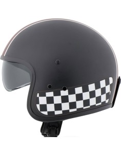 CASCO CUSTOM HIGHWAY 1 VINTAGE BURDEOS-NEGRO MATE 2