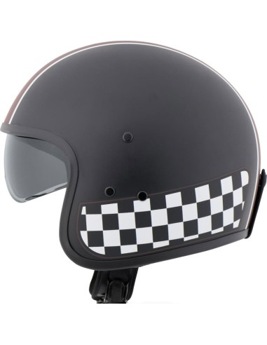 CASCO CUSTOM HIGHWAY 1 VINTAGE BURDEOS-NEGRO MATE