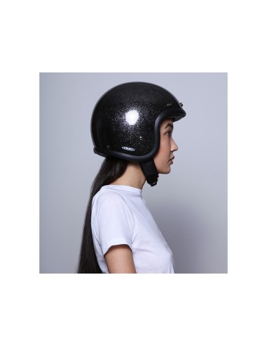 CASCO DMD JET VINTAGE GLITTER BLACK