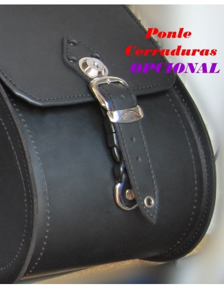 ALFORJAS VENDETTA RIGIDAS PIEL BASICAS