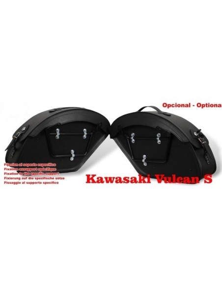 ALFORJAS KAWASAKI VULCAN S VENDETTA RIGIDAS PIEL 