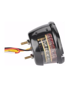 PILOTO TRASERO LED NEGRO CON LUZ DE MATRICULA HOMOLOGADO 2