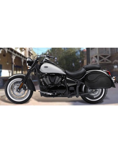 ALFORJAS RIGIDAS PIEL NAPOLEÓN BASICA UNIVERSAL