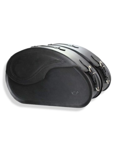 ALFORJAS RIGIDAS PIEL NAPOLEÓN BASICA UNIVERSAL