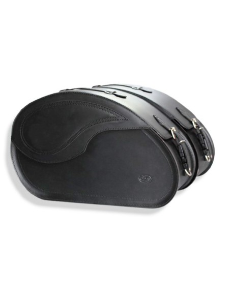 ALFORJAS RIGIDAS PIEL NAPOLEÓN BASICA UNIVERSAL