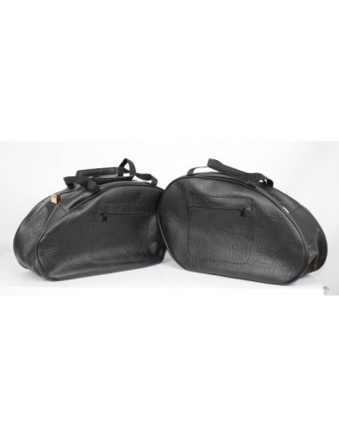 ALFORJAS PIEL NAPOLEÓN BASICA RIGIDAS SKULL FIRE