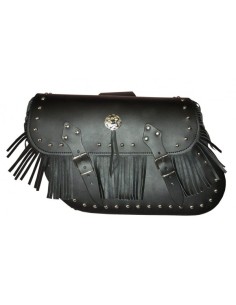 ALFORJAS PIEL TORELO CLÁSICA FLECOS 2