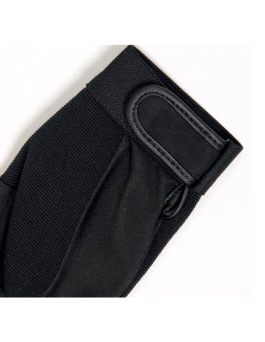 GUANTES LISOS NEGROS MECHANIC HOT LEATHERS