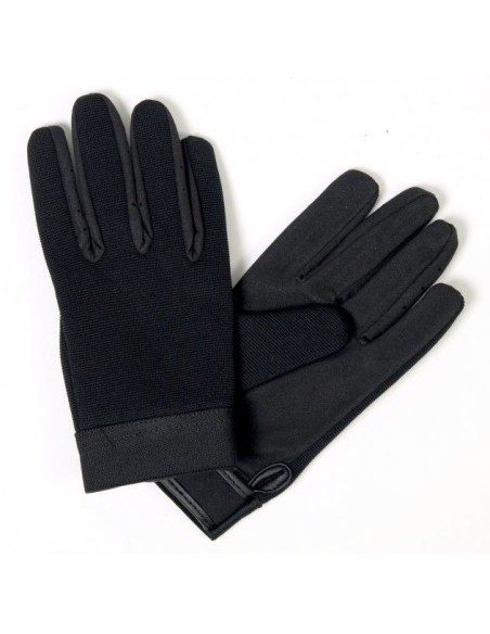 GUANTES LISOS NEGROS MECHANIC HOT LEATHERS GUANTES LISOS NEGROS MECHANIC HOT LEATHERS
