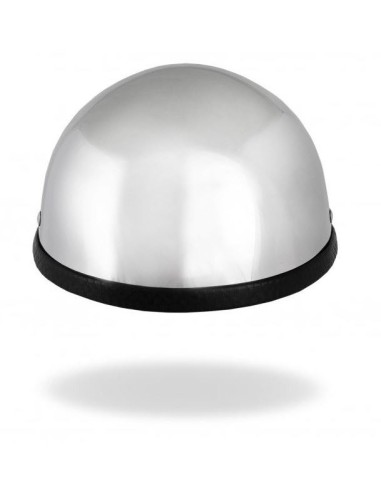 CASCO MOTO EAGLE STYLE CROMADO