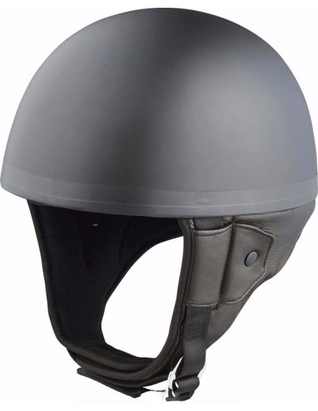CASCO RETRO CLASICAS NEGRO MATE