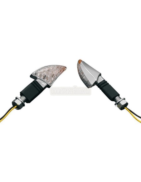 INTERMITENTES LED SHARK NEGROS HH M10 HOMOLOGADOS