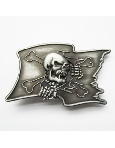 HEBILLA BANDERA PIRATA