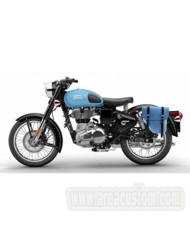 ALFORJA CENTURION BLUE IZQUIERDA ROYAL ENFIELD CLASSIC 500