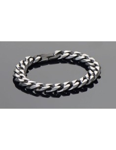 BRAZALETE ACERO QUIRURGICO BI-COLOR