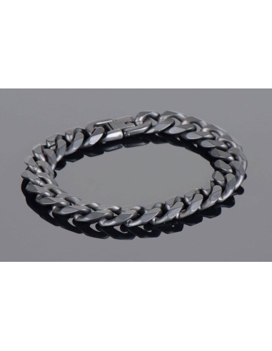 BRAZALETE ACERO QUIRURGICO BI-COLOR