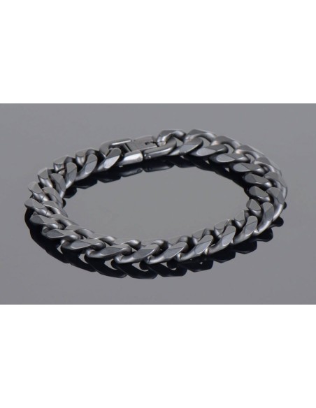 BRAZALETE ACERO QUIRURGICO BI-COLOR