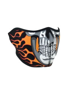 MASCARA NEOPRENO SKULL FLAMES