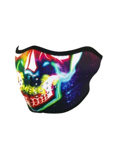 MASCARA NEOPRENO NEON SKULL 2