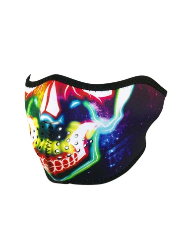 MASCARA NEOPRENO NEON SKULL