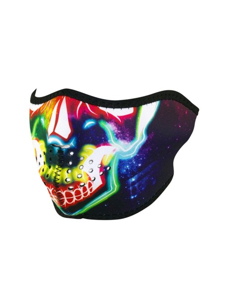 MASCARA NEOPRENO NEON SKULL