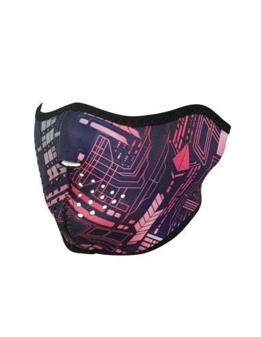 MASCARA NEOPRENO NEON CIRCUITO