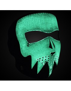 MASCARA CARA NEOPRENO GRAY SKULL ZH BRILLA EN LA OSCURIDAD 2