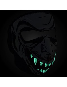 MASCARA CARA NEOPRENO VAMPIRO ZH BRILLA EN LA OSCURIDAD 2